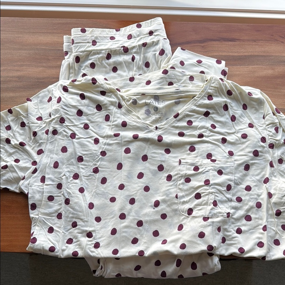 Polka Dot Pajama Set
